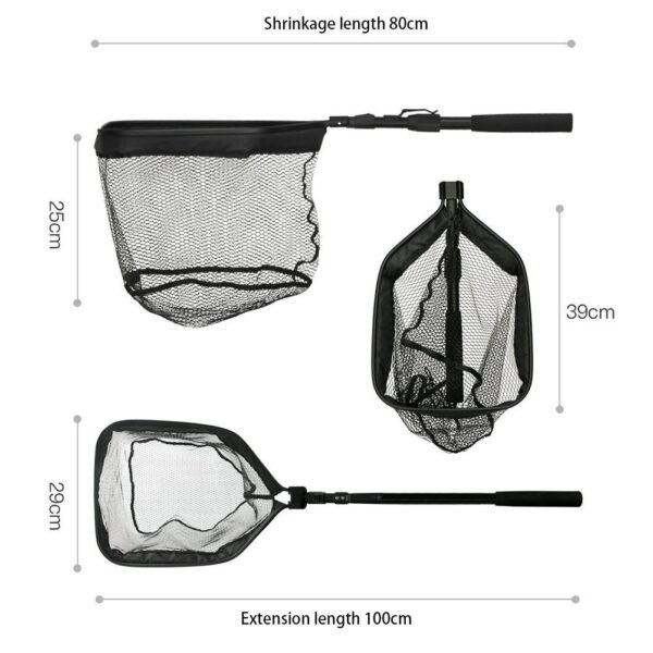 Collapsible Floating Fishing Net with EVA Handle - Lightweight and Portable - Image 3
